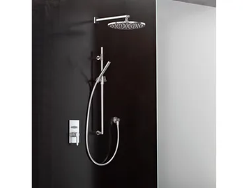 KLAB - Recessed brass shower set with hand shower by Rubinetterie Treemme - view 2